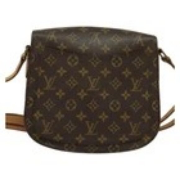 LOUIS VUITTON Monogram Saint Cloud GM Shoulder Bag M51242 LV Auth BA4995 - Picture 2 of 16